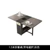 Juego de mesa y sillas plegables multifuncionales estilo nórdico, diseño moderno y minimalista, adecuado para apartamentos pequeños, mesa de comedor expandible, mesa de comedor simple