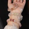 Pulsera de cristal natural de 10 mm al por mayor, con colgante de calabaza de circón hueco y fresa, estilo chino.