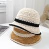 Verano 2025 Nuevo Casual Combinable Sombrero de Pescador Sombrero de Sol Transpirable de Cara Pequeña para Viaje de Mujer Sombrero Plegable
