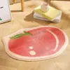 Alfombrilla de baño, Alfombra para habitación infantil, Felpudo absorbente de agua, Felpudo casero lindo con forma de fruta para puerta de inodoro, Alfombrilla de baño