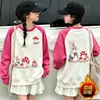 Ropa base estilo academia para niñas primavera y otoño 2026 nuevo estilo ropa infantil moderna niños medianos y grandes top para bebé con forro polar
