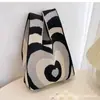 Bolsas de Tricô de Nicho Transfronteiriças, Bolsas de Mão Femininas, Bolsas de Palha Fofas, Bolsas Tote, Lembrancinhas Femininas