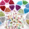 Acessórios para joias DIY argola de salto argola de conexão argola aberta 6mm seis grades em caixa anel de alumínio colorido Acessórios para brincos Atacado