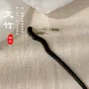 2025 Grampo de Cabelo de Madeira Elegante Estilo Chinês com Laço Acessório de Cabelo para Penteado Updo Estilo Chinês Retrô Acessório Feito à Mão