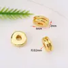 Espaçador de Roda Camada Dupla Dourado Antigo Conservador de Cor Peça Plana Pulseira Artesanal DIY Contas Espaçadoras Acessórios de Joia Venda por Atacado