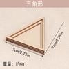 Imán de Nevera con Bordado Dai Accesorios Marco de Fotos Redondo DIY para Montar Palabras Bordadas Piezas de Madera Teñido a Mano de Madera
