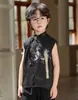 Camisa de Manga Corta para Niños Delgada de Verano Nueva de Niños de Media Manga Ropa Infantil Top Estilo Vaquero para Niños Camisa de Bebé Transpirable