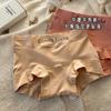 Calzones bóxer de algodón puro antibacteriano 10A para mujer Talla grande para mujer Ropa interior de cintura media-alta Entrepierna extendida de algodón puro Calzones bóxer pequeños