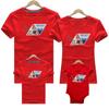 Sunshine Yiyao atacado geração de camiseta de algodão penteado manga curta pai e filho manga meia-gola gola redonda micro para logo de roupa de classe