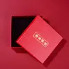 Caixa de Embalagem de Joias Vermelha de Alta Qualidade, Caixa para Pulseira e Presente Colecionável, Caixa de Presente para Joias, Fornecimento Direto do Fabricante, Dropshipping Disponível