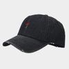 Gorra de béisbol vaquera de otoño para mujer, nueva gorra de béisbol suave con bordado de rosas, estilo urbano, para el sol, para hombre.