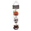 Decoraciones Semanales de Halloween Nuevas Letrero de Madera Nuevo para Colgar en la Puerta Adornos de Fantasma de Calabaza Colgantes Creativos Venta al por Mayor Transfronteriza