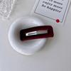 Otoño e invierno textura tela de terciopelo dorado BB clip clip para flequillo moda temperamento gota de agua rectangular clip lateral nuevo clip para el pelo mujeres