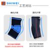Shiwei Amazon nuevo color tejido plano deportivo protección de tobillo silicona no fácil de deslizar protección de tobillo alta elasticidad transpirable