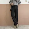 Pantalones de Traje Rectos Holgados Rústicos de Calle Americanos para Hombre Otoño Nuevos Simples Versátiles Color Sólido Moda Casual