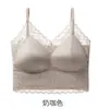 Camisola Sexy de Renda Estilo Francês com Bojo Fixo Cetim Respirável Toque de Pele Nua Belo Peito Camisola Pequena para Mulheres