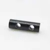 Venta Directa de Fábrica Iniciador de Fuego de Doble Agujero de Supervivencia Mini Pedernal Camping Barra de Magnesio Pulsera Tejida 8*26mm