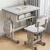 Mesa Mesa de Estudo Infantil Casa Elevável Mesa e Cadeira Infantil Mesa de Escrita Aluno do Ensino Fundamental Conjunto de Mesa e Cadeira Escolar
