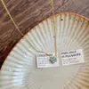 Modelo Más Vendido Transfronterizo Plata de Ley S925 Chapada en Oro de 18 Quilates Collar de Trébol de Cuatro Hojas Turquesa Cadena para Clavícula Versátil de Gama Alta de Nicho