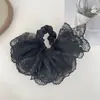 Diadema de Encaje Extensible para Atmósfera de Primavera y Verano, Diadema para el Cabello para Mujeres, Cuerda Dulce para el Pelo, Diadema con Cordón Estilo Ballet