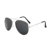 Spot Pilot Retro Metal Sapo Espelho 3025 Óculos de Sol Cinza Óculos de Sol Homens e Mulheres Óculos Atacado