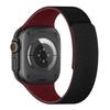 Correa de Reloj Magnética Suave con Patrón de Lichi Adecuada para Apple 9ª y 10ª Generación iWatch S11 Ultra Pulsera Magnética de Silicona Bicolor