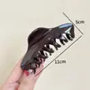 Yhj Accesorios para el Cabello Nuevo Vintage PC Pinza de Garra de Hueso de Dragón de Punta Grande Pasador de Gama Alta Pinza de Tiburón para la Parte Posterior de la Cabeza