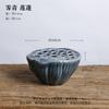 Vajilla de Flor de Loto Cerámica, Maceta para Arreglo Floral Chinoiserie, Mesa de Remojo Seco, Utensilios Hidropónicos, Tapete para Té, Platillos Decorativos, Accesorios para Ceremonia del Té
