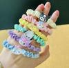 Dulce Sanrio Anillo Intestino Delgado Infantil Lindo Merleti Color Hielo Penetrante Perro Gui Alta Elasticidad Duradero Cuerda para Cabello de Mujer