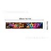 El nuevo banner largo de Año Nuevo 2027 de Amazon se puede coser con luces de cadena para una decoración festiva de vallas