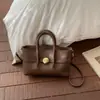 Bolsos Retro de Moda Invierno 2025 Nuevo Estilo Bolso Cruzado Texturizado para Mujer Bolso de Mano de Moda para el Trabajo Elegante Bolso Cuadrado Pequeño