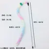 Lindo Palo Juguete para Gatos con Oruga y Ojos Grandes, Juguete Interactivo y Resistente a Mordidas para Gatos con Cascabel
