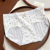 Ropa interior de estudiante para niñas de cintura media para mujer Grado A Antibacteriano Grado A Algodón Puro Extendido Cómodo Transpirable Agradable a la Piel Calzoncillos para Mujer