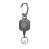 Porta-chaves Retrátil para Exterior Alto Rebote Fivela Easy-Pull Anti-Perda Cordão Elástico Extensível Porta-chaves Easy-Pull