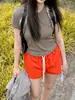 Camiseta de Manga Corta con Cuello Redondo Opcional Multicolor Versión Limpia 2025 Verano Nuevo Top Delgado de Hilo para Mujer Transfronterizo