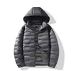 Chaqueta Ligera de Plumas Estilo Pareja 2024 Nueva Pluma de Pato Blanco Moda Versátil Casual Chaqueta Ligera de Plumas Abrigo