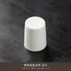 Soporte para tapa de tetera de arcilla púrpura, Accesorios para tapa de cuenco de tapa de cerámica, Adornos de porcelana blanca, Juego de té Kung Fu, Accesorios para ceremonia del té