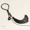 Colgante de Borla Tejido a Mano con Nudo de Cola de Fénix, Cuerda Colgante para Colgante de Jade, Adorno de Abanico para Hanfu, Cuerda Colgante para Decoración de Coche