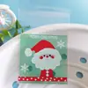 Embalagem série Natal floco de neve massa seca massa seca brinquedo joia saco auto-tingível todos os tipos de sacos de panificação 7*7