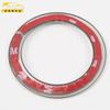Adecuado para volante Tang de 18 anillos brillantes marco decorativo Tang acero inoxidable control central accesorios del panel de instrumentos del volante