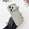 Funda para Teléfono Móvil Adecuada para Iphone17Promax Silicona Líquida Dos Tonos Succión Magnética Apple 16 Anticaídas 15 Cubierta Protectora 14