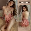 Lingerie Sexy, Pijamas Sexy, Cama Apaixonada Feminina, Não Precisa Tirar, Renda de Alta Qualidade Sedosa Camisola com Suspensório Qqny00