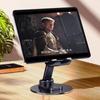 Soporte Giratorio Metálico Universal para Teléfono Móvil y Tableta Transfronterizo, Soporte de Escritorio Plegable con Elevación, Ajuste Multifuncional, para Transmisión en Vivo