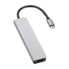 Estación de Acoplamiento 7 en 1 USB-C Transfronteriza Hub Docking Station HDMI 4K Tipo-C Carga Rápida PD Expansión Multi-Interfaz