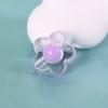 17mm tridimensional cinco pétalas florzinha transparente cor interna pequenas contas em contas DIY pulseira de contas feita à mão acessórios de cabelo