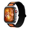 Correa de Reloj Adecuada para Huawei Fit3/4 Fit3/4/4Pro/5/5Pro Correa de Reloj Magnética de Silicona Ovalada con Bloques de Color