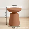 Mesa de centro pequena nórdica Sofá criativo Mesa lateral Simples Mesa pequena doméstica Sala de estar Mesa de canto Varanda Mesa redonda pequena