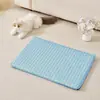 Alfombrilla de Verano Ice Bean para Mascotas Alfombrilla Refrigerante de Seda de Hielo Alfombrilla para Cama de Perro Alfombrilla Refrigerante para Gatos Alfombrilla Fresca Transpirable para Sofá Alfombrilla de Hielo