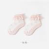 Calcetines náuticos de verano para niños, nuevos calcetines de primavera y verano de seda de vidrio transpirables para niñas, calcetines de encaje para niños medianos y grandes, calcetines finos de caramelo para niños.