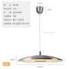 Luminária pendente em forma de OVNI para restaurante, mesa de jantar redonda, balcão de bar, luminária pendente de jantar minimalista de luxo de alta qualidade, luminária pendente de linha de ferro